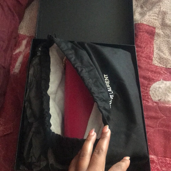 YSL SAC MONOGRAMME SL HOT PINK GOLD CHAIN - Picture 4 of 7